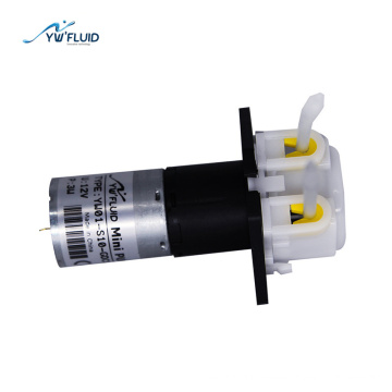 YW01-GDC-12V/24V GDC-Motor peristaltische Wasserpumpe Lebensmittelmedizin Druckverwendung